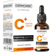 Dermomin Vitamin C Serum 30 ml Aydınlık Pürüzsüz Cilt