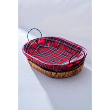 Handanca Rustika Nomia Hasır Oval Ekmek Sepeti - 32 cm