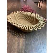Handanca Galaxy Doğal, Jüt, Desenli, Sepet, Dolap Içi, Çocuk Odası, Düzenleyici, Saklama Sepeti