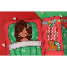 Farcy Kes-Yapıştır-Oyna Yılbaşı Temalı Kız Giydirme Oyunu