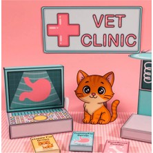 Farcy Kes-Yapıştır-Oyna Veteriner Klinik Işletme Oyunu
