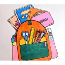 Farcy Kes-Yapıştır-Oyna Okul Çantası Oyunu