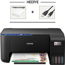 Epson Ecotank L3251 + 1 Paket A4 Kağıt + Yazıcı Kablosu