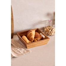 Handanca Akasya Ekmeklik 20X20X6 cm