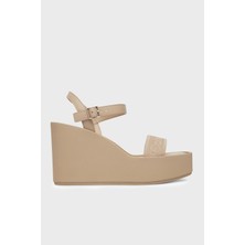 Calvin Klein Logolu Sandalet HW0HW02882PDT Bayan Sandalet HW0HW02882 Pdt