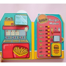 Farcy Kes-Yapıştır-Oyna Burger Dükkanı Işletme Oyunu