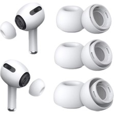 Apple Airpods Pro 3 Uyumlu Zore Silikon Kulaklık Ucu Yedek Ear Tip Ergonomik Yumuşak Lyon Tech