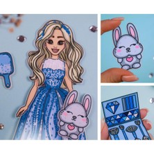 Farcy Kes-Yapıştır-Oyna Tavşanlı Prenses Giydirme Oyunu