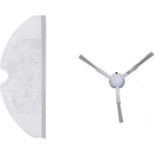Dijitaldepodan Xiaomi Mijia 1c Vacuum Mop Set 1 adet fiber mop bezi 1 adet yan fırça