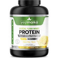 Yeşilmarka Doğal Whey Protein Tozu -  Anamur Muzu 748 gr