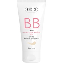 Ziaja BB Krem 50 ml Açık Ton Normal, Kuru ve Hassas Ciltler İçin Nemlendirici E Vitamini