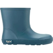 Igor Yogi Petrol Çocuk Yağmur Bot Çizme PVC Malzemeden Kaymaz Taban Özellikli W10291-213