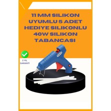 Esplendor Sıcak Silikon Tabancası 40W Hızlı Yapıştırma 5 Silikon Çubuk Hediyeli