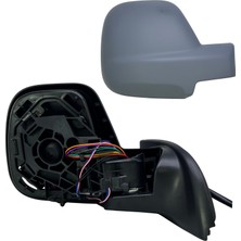 Spj Dış Dikiz Aynası Peugeot Partner+Rifter 19-26 - Citroen Berlingo 19-26 - Opel Cmbo 19-26 - Toyota Proace City 19-26 Elektrikli, Isıtmalı, Bliss, Sensörlü, Otomatik Katlanır, Astarlı Kapak, 9+2 Pin