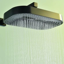 Mase Mode Dame 200 * 325 mm Tepe Duş Başlığı Black
