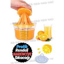 Handanca 4’ü 1 Arada Rendeli Narenciye Sıkacağı – Limon, Portakal, Greyfurt Için Pratik Çözüm