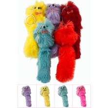 Pileli Store Tilki Peluş Çanta Anahtarlık