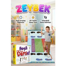 Farbu Oyuncak Haydi Dansa! Zeybek Dans Matı 130X70 cm Adım Adım Eğitici Halk Dansı Öğretim Oyunu