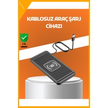 Esplendor Kablosuz Araç Içi Manyetik Şarj Pedi Hızlı Şarj Qi Uyumlu