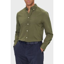 Tommy Hilfiger % 100 Pamuk Regular Fit Uzun Kollu Gömlek Erkek Gömlek MW0MW37550 Msx