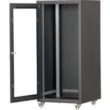 Setrack 19'' 20U 600X800 Tekerlekli Camlı Rack Kabinet