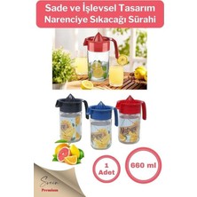 Handanca Narenciye Sıkacağı Limon Sıkacağı Cam Hazneli Sürahi Tipi 660 ml