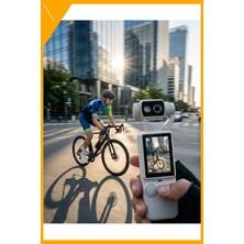 Esplendor Taşınabilir Vlog Kamera 4K Ultra Hd Otomatik Fokus 180 Derece Döner Lens