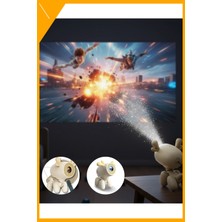 Esplendor Akıllı Projeksiyon Cihazı 4K 500 Ansı Lümen HDMI USB Tf Girişli Döner Başlık