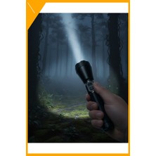 Esplendor Şarjlı El Feneri Seti 60W Yüksek Parlaklık 9000MAH Batarya USB