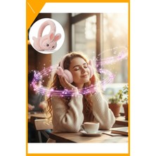 Esplendor Peluş Tavşan Tasarımlı Bluetooth 5.3 Kulak Üstü Kulaklık Görüşmeli