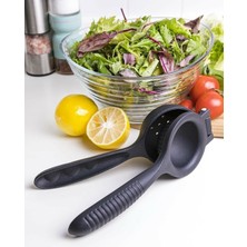 Handanca Lüks Döküm Limon ve Narenciye Sıkacağı Mat Siyah - 1 Adet