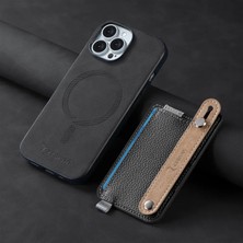 Ascellus Iphone 15 Pro 2in1 Best Deri Kılıf - Siyah