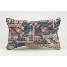 Kilim Wholesale El Yapımı Kilimden Yapılmış Vintage Kırlent Kılıfı, Yün, 30X50 cm