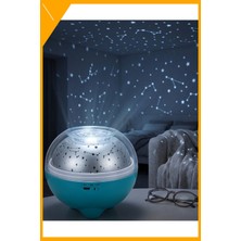 Esplendor Çok Fonksiyonlu Yıldız Projeksiyon Gece Lambası Bluetooth Hoparlörlü Rgb LED