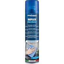Fra-Ber Reflex Aktif Köpük Cam Temizleyici ve Parlatıcı 400 ml | Iz Bırakmayan Oto Cam ve Ayna Spreyi