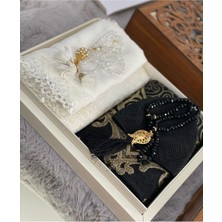 Handanca Damat Bohçası Gelin Bohçası Seccade Seti Nişan Bohçası Çeyizlik Set Seccade Takımı