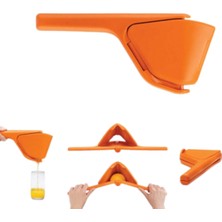 Handanca Fluicer Katlanır Pratik 28 cm Narenciye-Portakal Sıkacağı, Turuncu