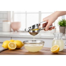 Handanca 22 cm Paslanmaz Çelik Limon Narenciye Sıkacağı
