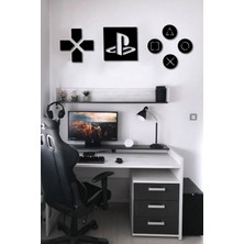 Handanca Gamer Oyuncu Playstation Kafe Duvar Dekor Tablo Hediyelik Eşya Duvar Süsü