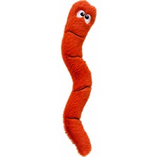 Havhav Vikvikli Turuncu Peluş Solucan 42 cm At-Getir ve Çekiştirme Köpek Oyuncağı