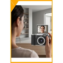 Esplendor 4K Dijital Kamera 48MP 8x Zoom 180 Derece Dönebilen Ekran Kompakt