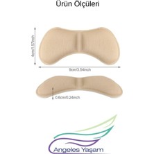 Angeles Yaşam Topuk Vuruğu Koruyucu ve Daraltma Pedi 5 mm