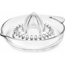 Handanca Cam Limon Sıkacağı 20 x 15 x 7 cm – Şeffaf Manuel Narenciye Sıkacağı