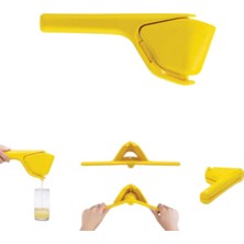 Handanca Fluicer Katlanır Pratik 25CM Narenciye-Limon Sıkacağı, Sarı