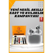 Esplendor Dokunmatik Ekran Sesli Görüşmeli Akıllı Saat Kablosuz Kulaklık Seti