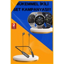Esplendor Alarm Titreşimli Akıllı Saat Mikrofonlu Kablolu Bluetooth Kulaklık 60 Saat