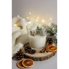 My Balli Store 1 Adet Çam Ağacı ve Ev Şekilli Bardak Soya Mum
