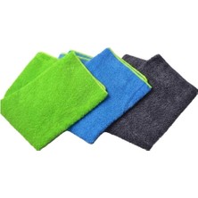 Wikro 50X70 cm Battal Boy Iz Bırakmaz Mikrofiber Temizlik Bezi 3'lü Set