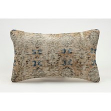 Kilim Wholesale El Yapımı Kilimden Yapılmış Vintage Kırlent Kılıfı, Yün, 30X50 cm