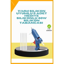 Esplendor 40W Sıcak Silikon Tabancası 5 Çubuklu Ev Hobi Yapıştırma